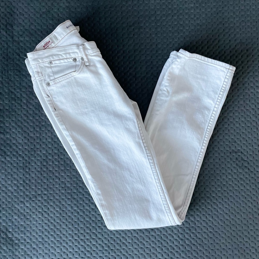 Banana Republic Modern Straight Leg Jeans Size 0
